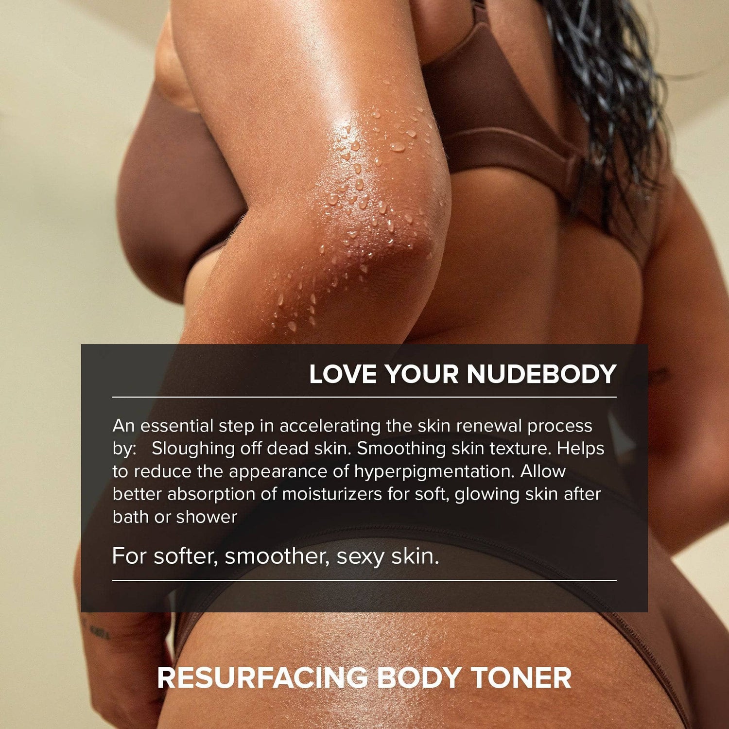 Nudestix Nudebody Resurfacing Body Toner Smoothing Toner for the