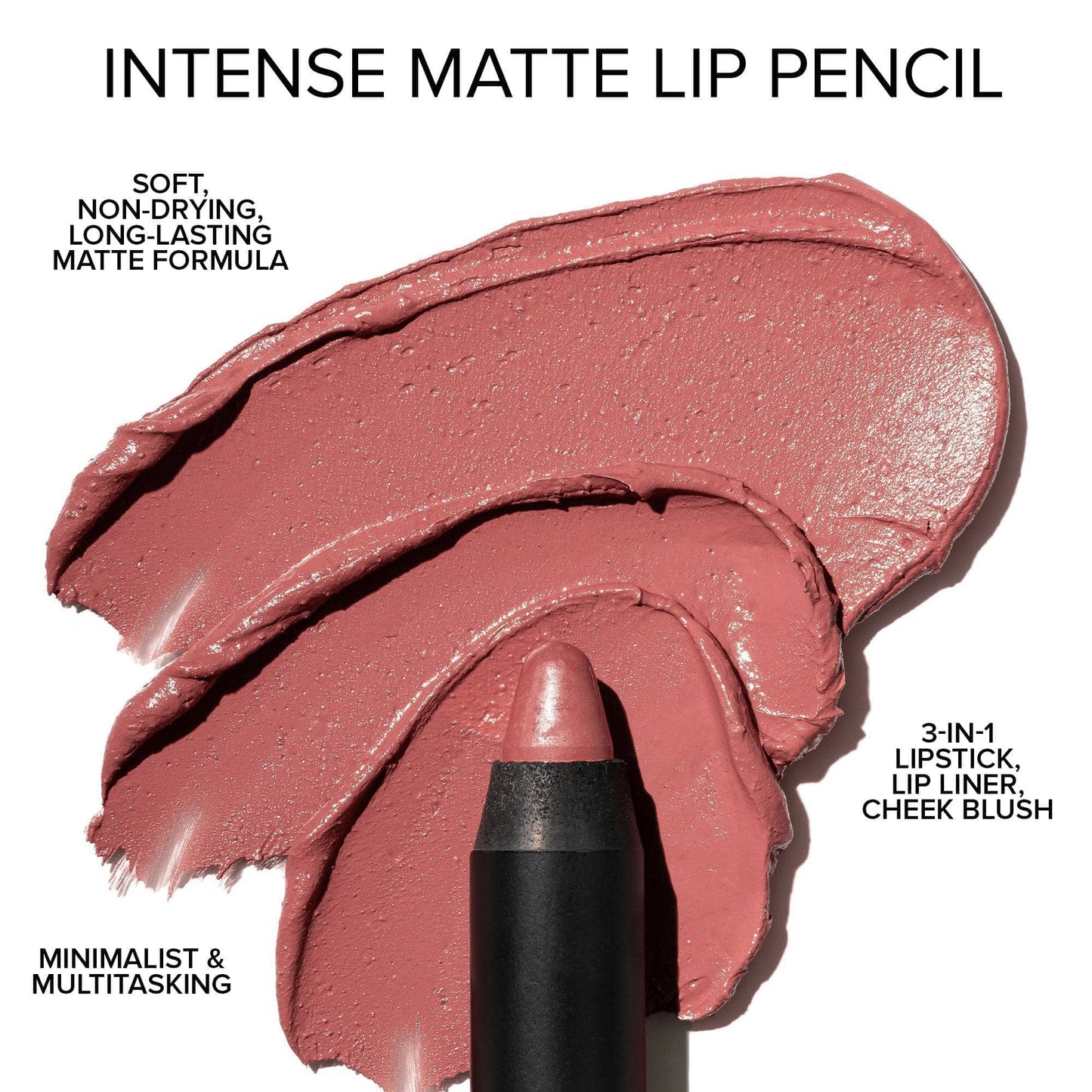 Intense Matte Lip + Cheek - Matte Lipstick Pencil - Kiss - Sale