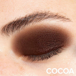 Cocoa, Person wearing Nudestix Magnetic Matte Eye Color in Cocoa (9044653831) (6606764671069) (6627636674653)